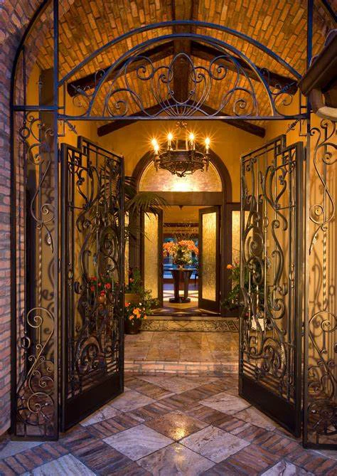 Iron Double Entry Doors